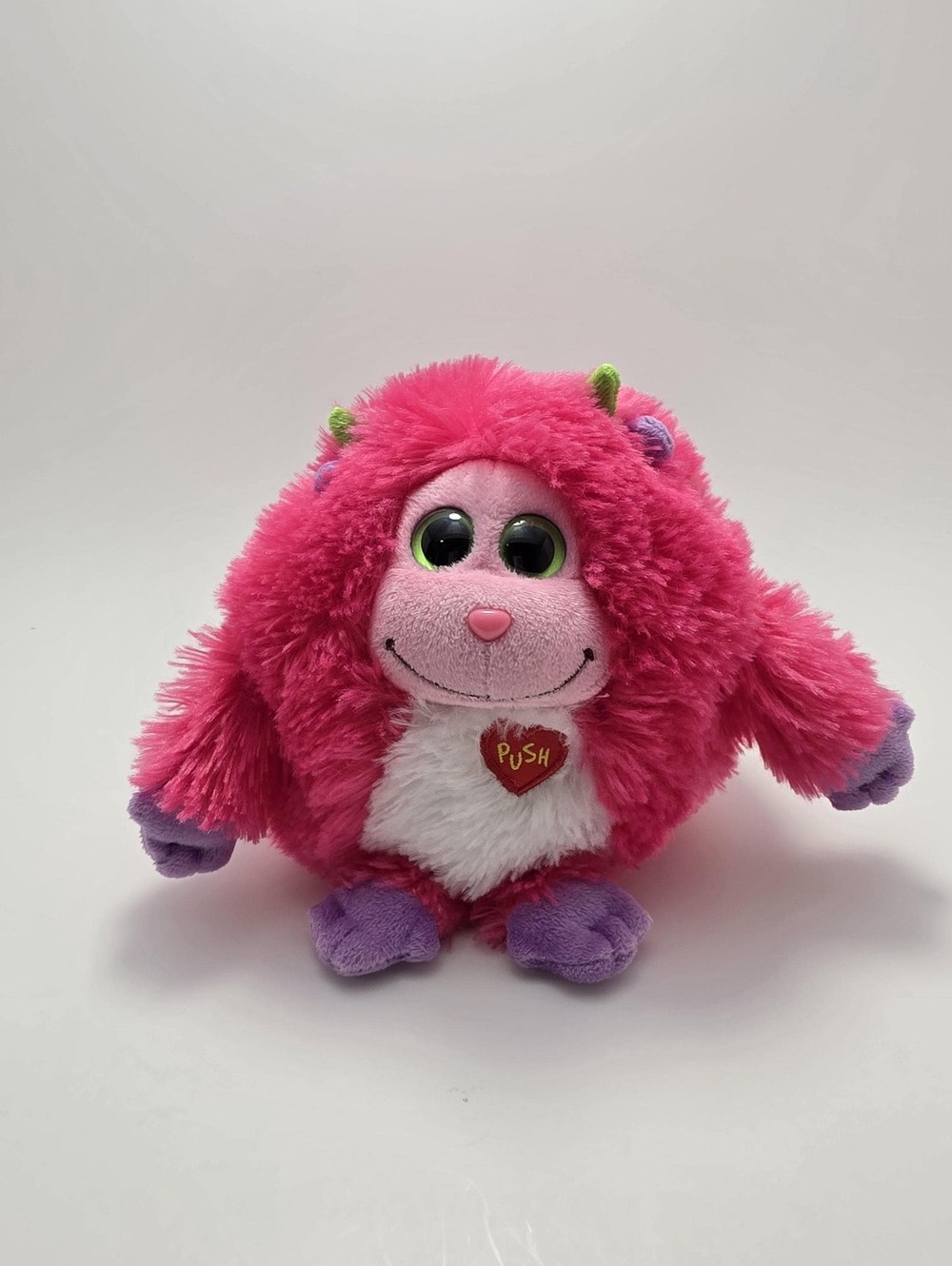 Ty Monstaz “Trixie” the Round Monster Plush - Sound NOT Working - No Tag